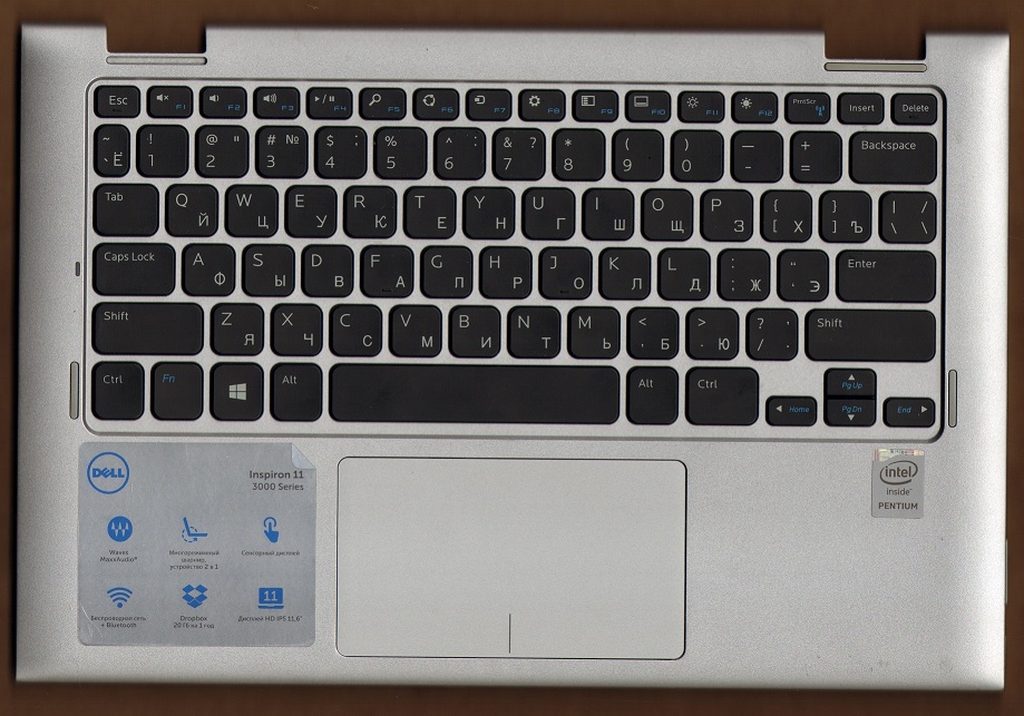 топкейс с клавиатурой для ноутбука Dell Inspiron 11 3147 3148 P20T